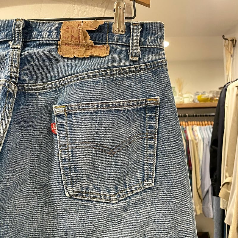 【ヴィンテージ古着!!】 リーバイス 501 80s usa 内股シングル Levi's - 【LEVIS】80s USA製 501 内股シングルデニムパンツの