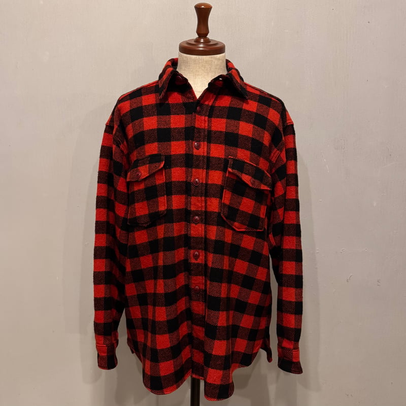 50s Woolrich L/S Vintage Wool Shirt USA製 ヴィンテージ