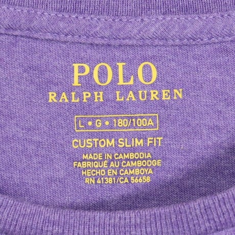 Polo Ralph Lauren　ショートスリーブTシャツ　ポロラルフローレン　ワンポイント　(Y0368)