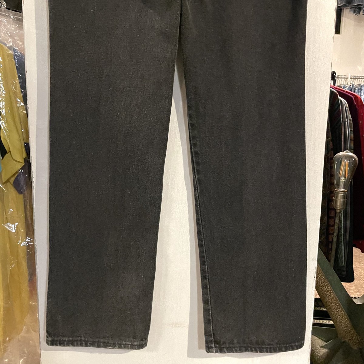 90s Wrangler ブラックデニムパンツ 33×32 USA製 ラングラー 90s Wrangler ブラックデニムパンツ 33×32 USA製 ラングラー