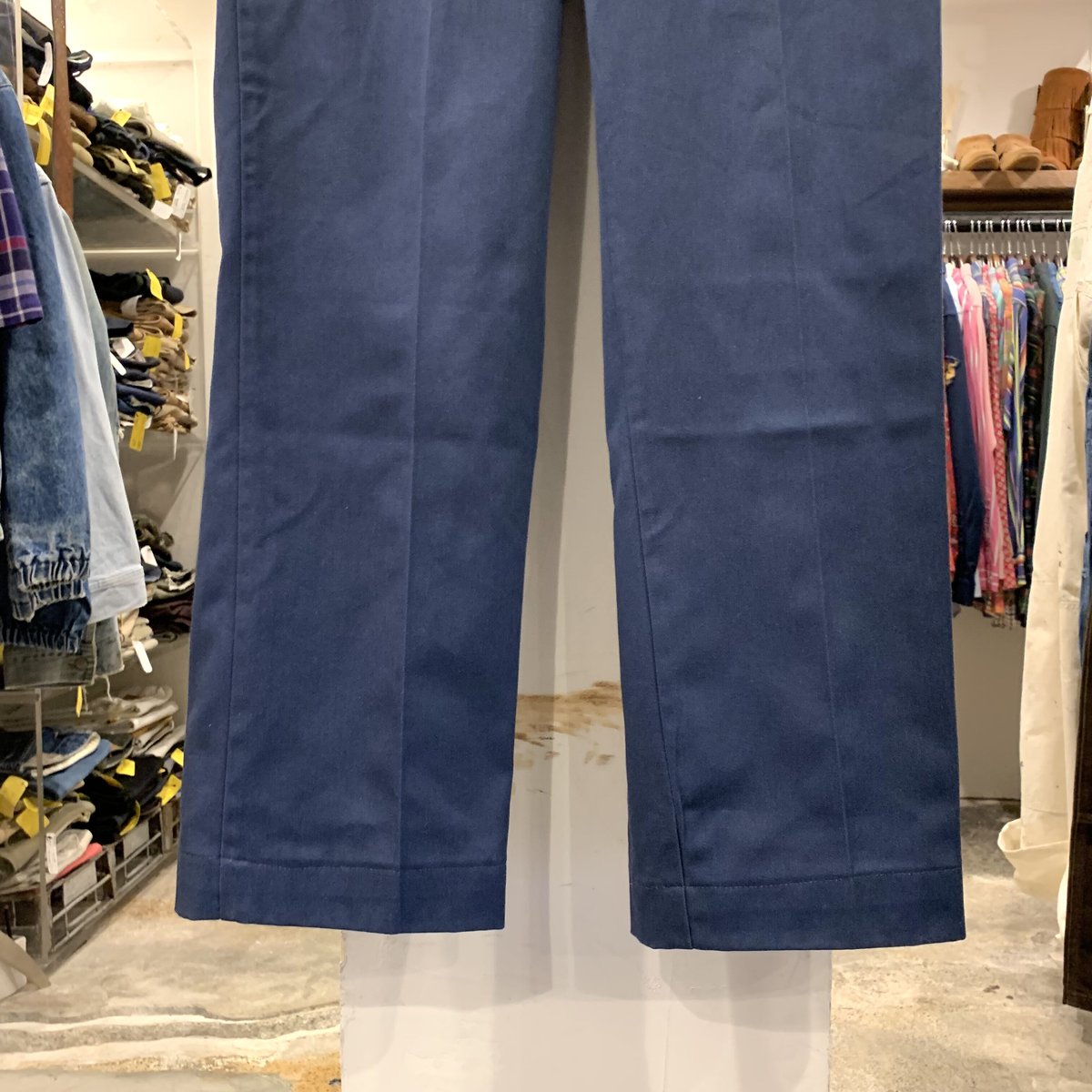 USA製 ディッキーズ ワークパンツ チビタグ ネイビー W40L30 雰囲気 90s Dickies ディッキーズ ワークパンツ 31×30 ネイビー USA製