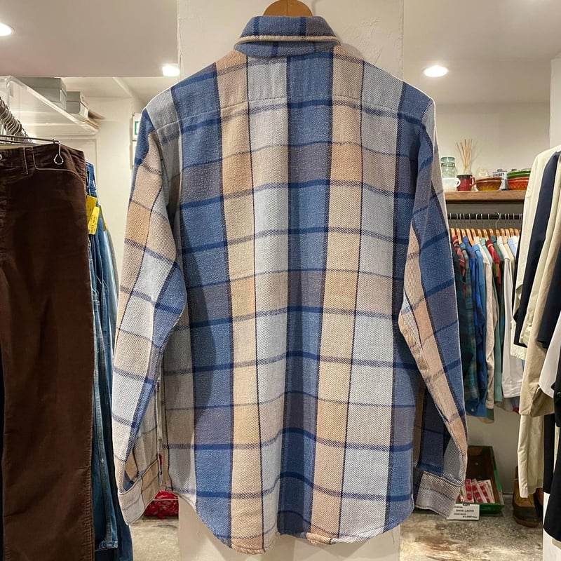 FIVE BROTHER 70s チェック柄 Sサイズ フランネルシャツ USA製 FIVE BROTHER 70s チェック柄 Sサイズ フランネルシャツ USA製