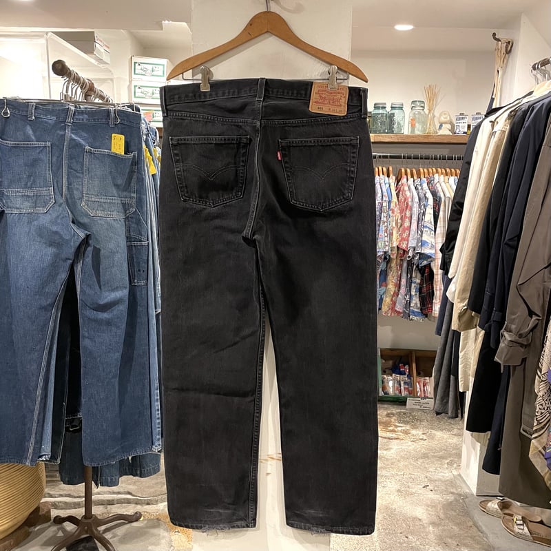 Levi's 501 後染めブラックデニム ボタン裏553 USA製 2002年 Levi's 501 後染めブラックデニム ボタン裏553 USA製 2002年