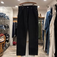 90s　Euro Levi’s 501 ブラックデニムパンツ　35×33½　リーバイス　ユーロ 　1999年　(S5639)
