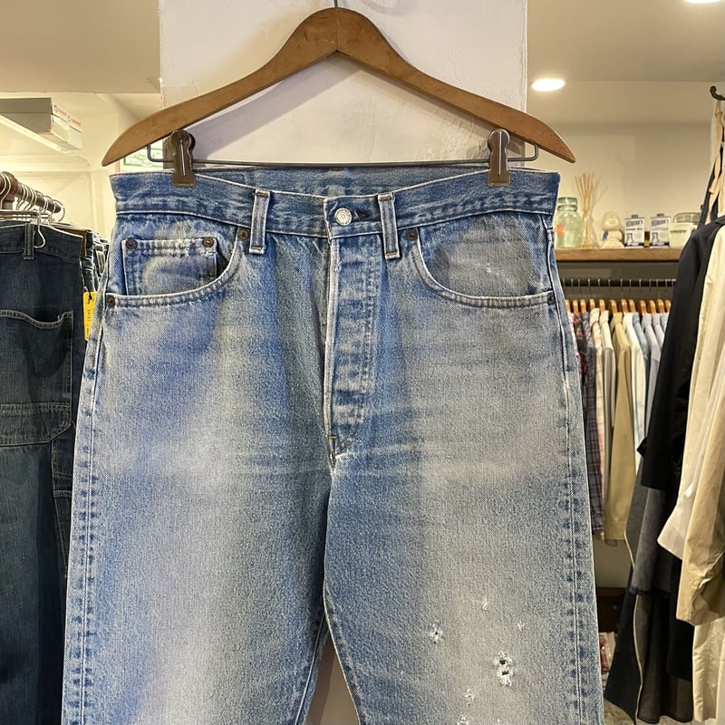 Levi's 501 80年代 リーバイス 501 内股シングル 黒カンヌキ 脇割り