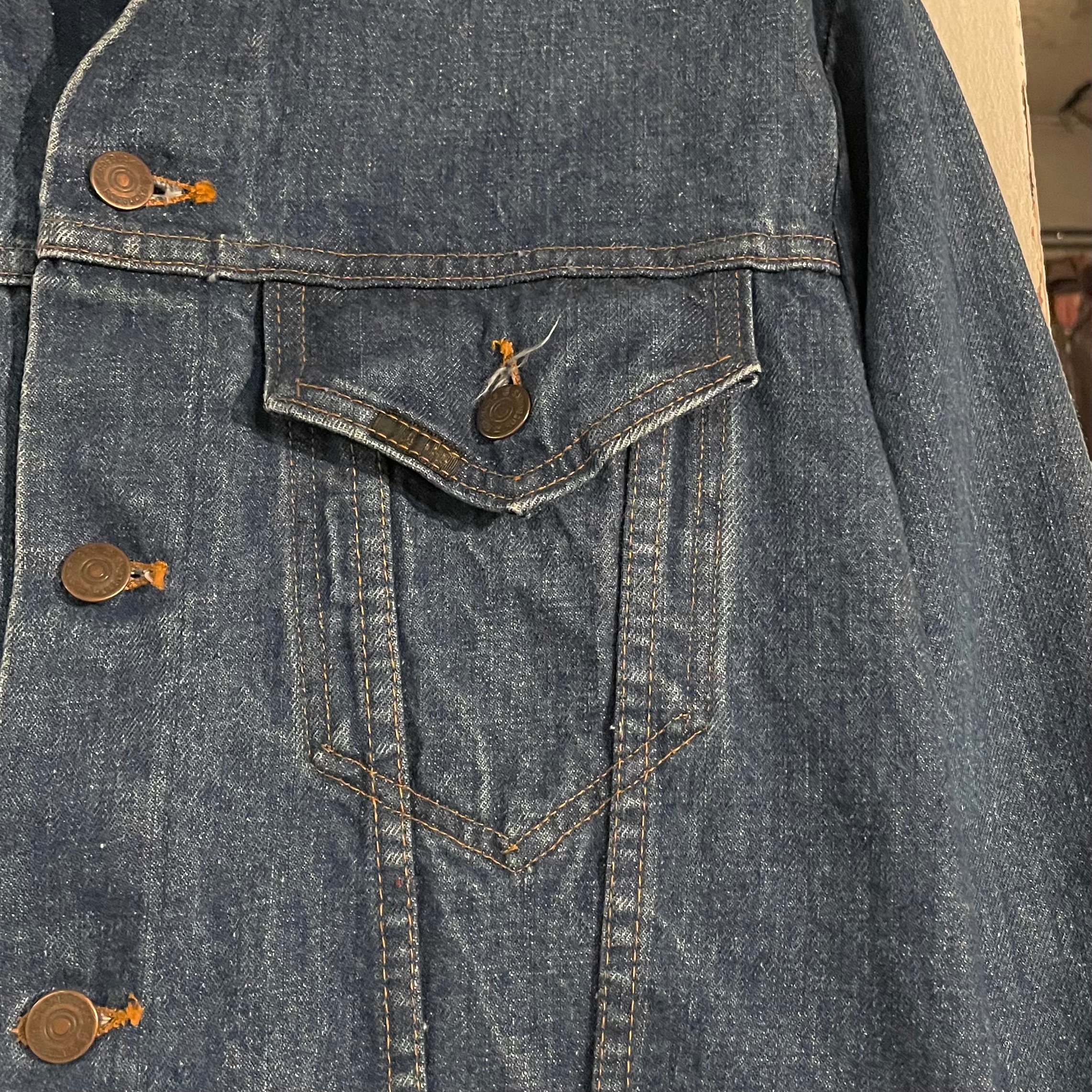 70s ROEBUCKS デニムジャケット SEARS USA製 Size 40 2ポケ ロー