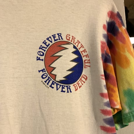 90s　 GRATEFUL DEAD　 ショートスリーブ Tシャツ 　anvil 　Forever Dead Foreve Playin　 タイダイ染め　 ©︎1997　 （S2526）
