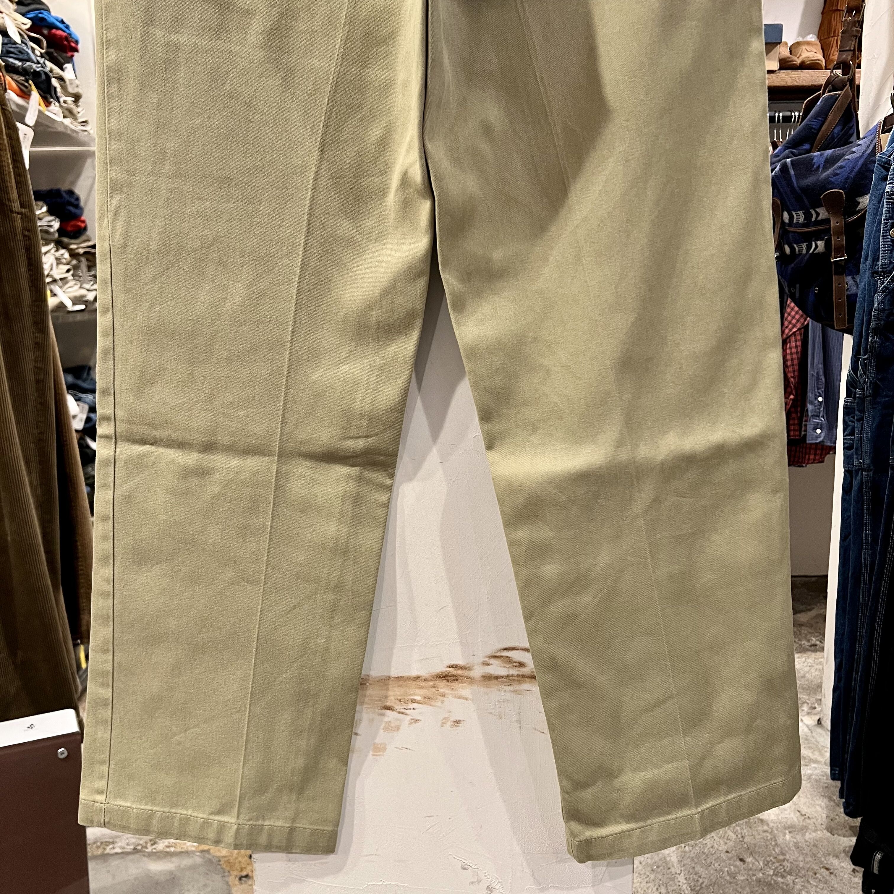 USA製Dickies874 W34ベージュカーキ Dickies874 ワークパンツ ディッキーズ ベージュ W34×L32 (S3266) |