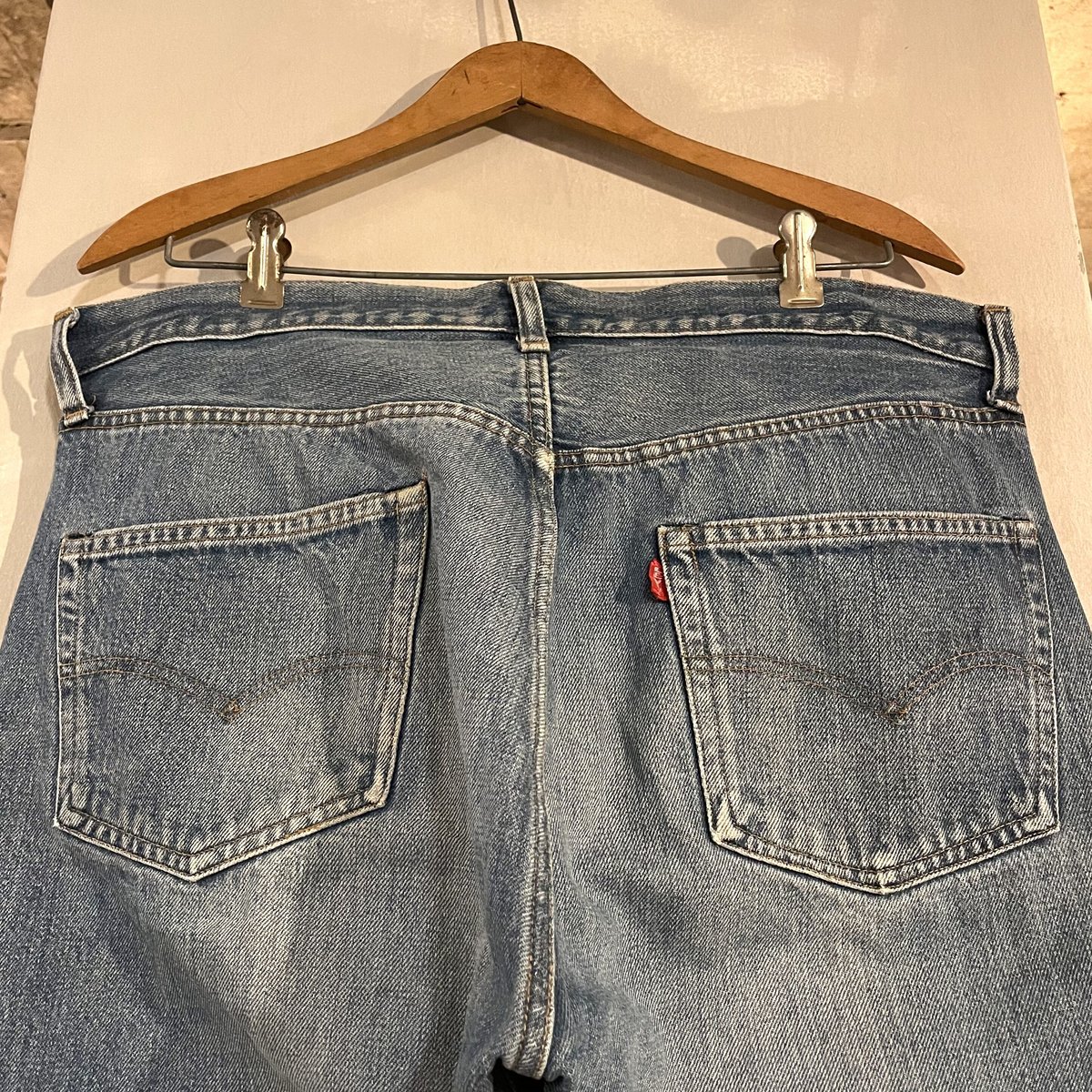 リーバイス 60-70s VINTAGE 501 BIGE 後期 ボタン裏6 ポケット裏  