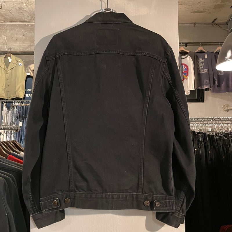 90s Levi's 70503 ブラック デニムジャケット ユーロリーバイス