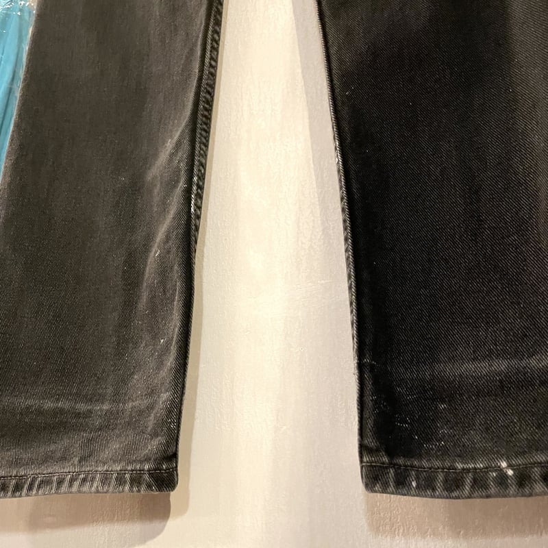 Levi's 505-0260 リーバイス 後染めブラックデニム ボタン裏411 2000年