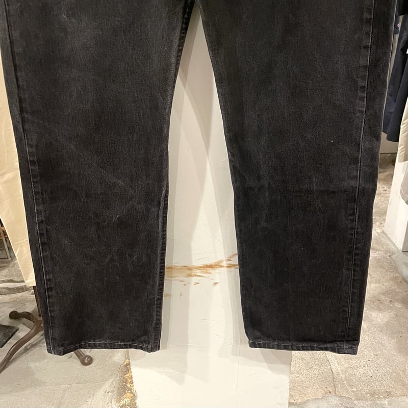 80～90年代｜LEVI’S 501後染めブラックジーンズ 2.【USED】80s Levi's 501-0658 BLACK DENIM PANTS 