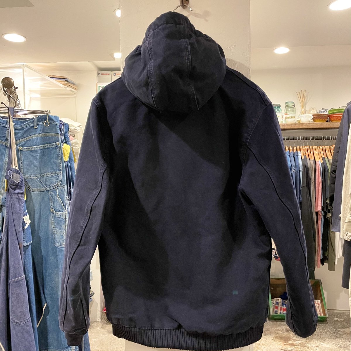 carhartt ダックアクティブジャケット USA製 紺 カーハート (S0346) | DUFF