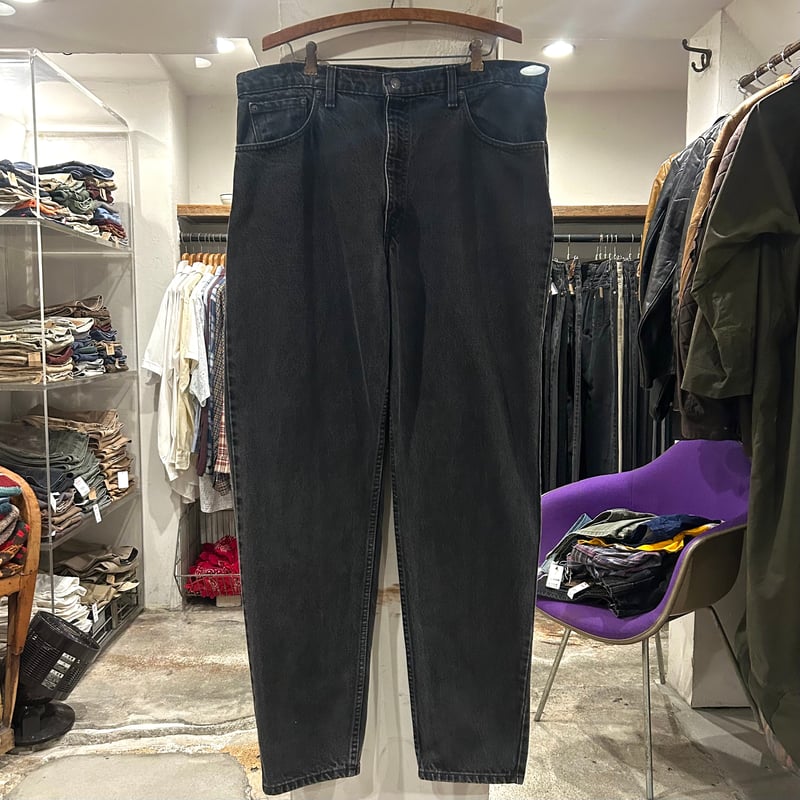 Levi's 550 0260 リーバイス ブラックデニムパンツ 37×32 CANADA