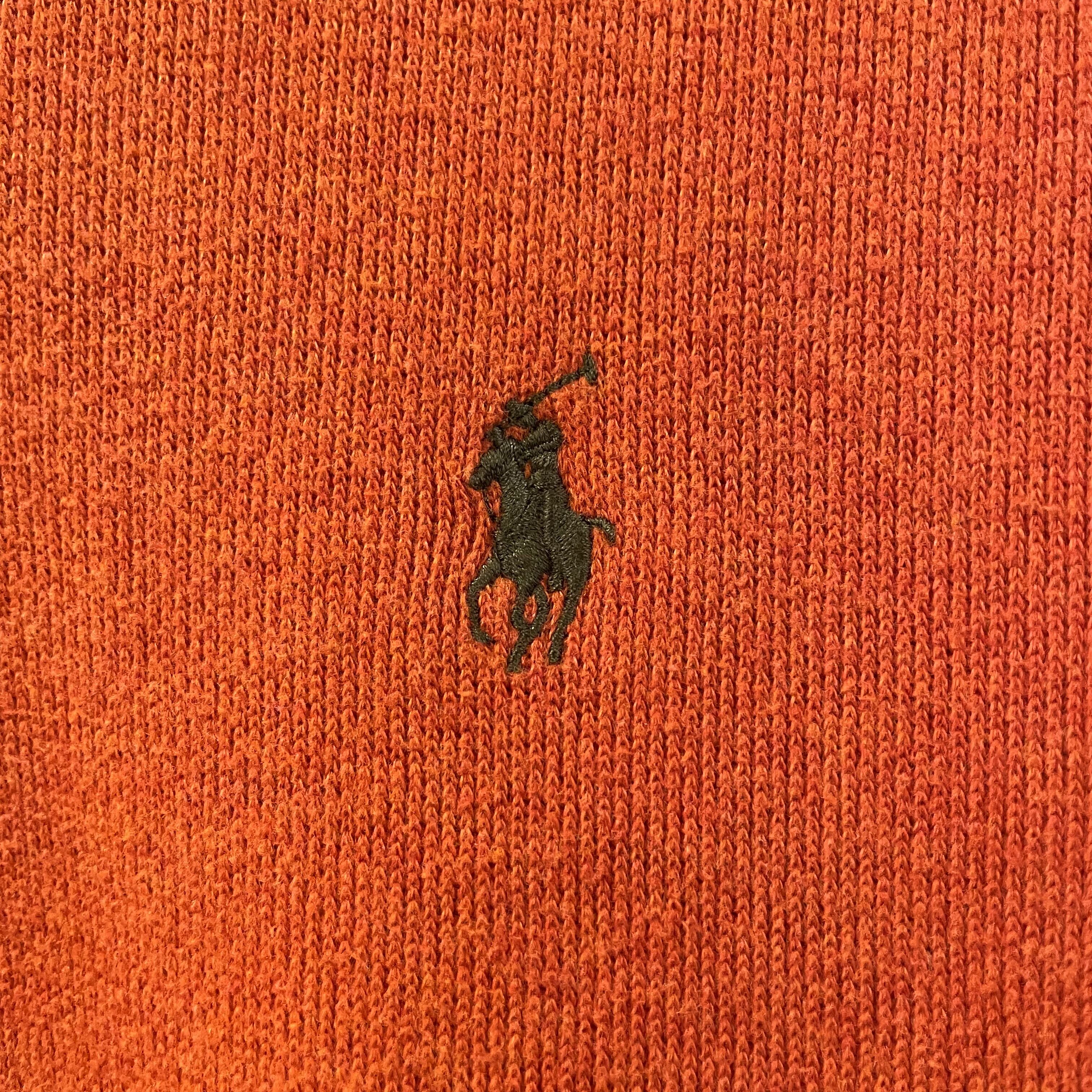 POLO by Ralph Lauren ハーフジップスウェット オレンジ ラルフ 