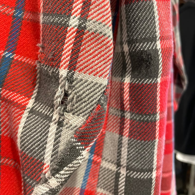 70s BIG MAC L/S ネルシャツ USA製 Size L コットンシャツ ビッグマッ