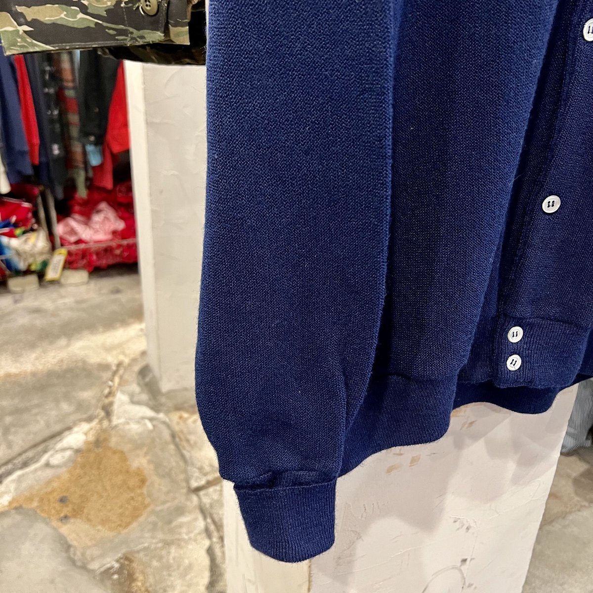 80s IZOD LACOSTE アクリルカーディガン アイゾッドラコステ USA 80s IZOD LACOSTE アクリルカーディガン アイゾッドラコステ USA