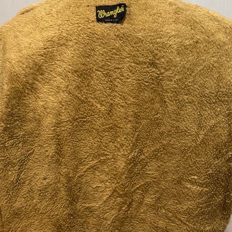 70s　Wrangler　ボア デニムジャケット　USA製　Size 42　ラングラー　雰囲気系　(S5330)