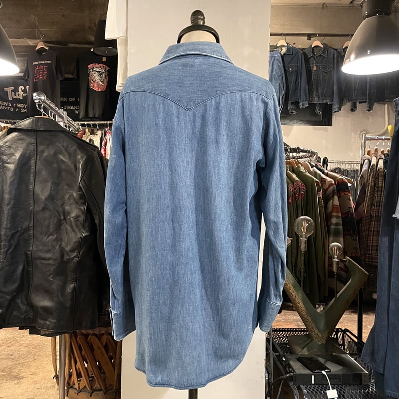 70s Lee デニム ウエスタンシャツ USA製 リー (S3437) | DUFF