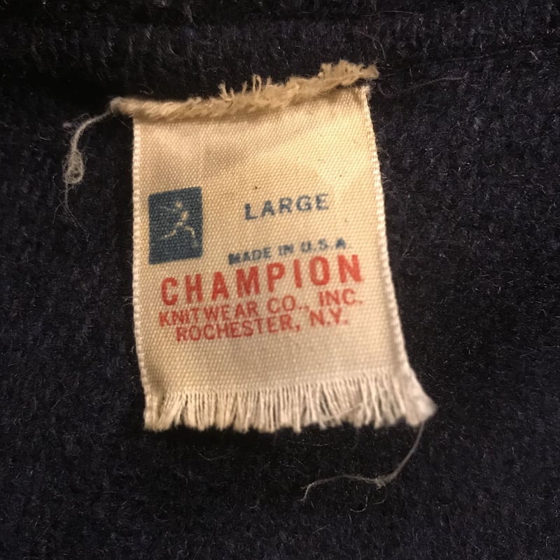 Champion ランタグ 60s ウールジャケット 黒 チャンピオン | DUFF Champion ランタグ 60s ウールジャケット 黒 チャンピオン | DUFF
