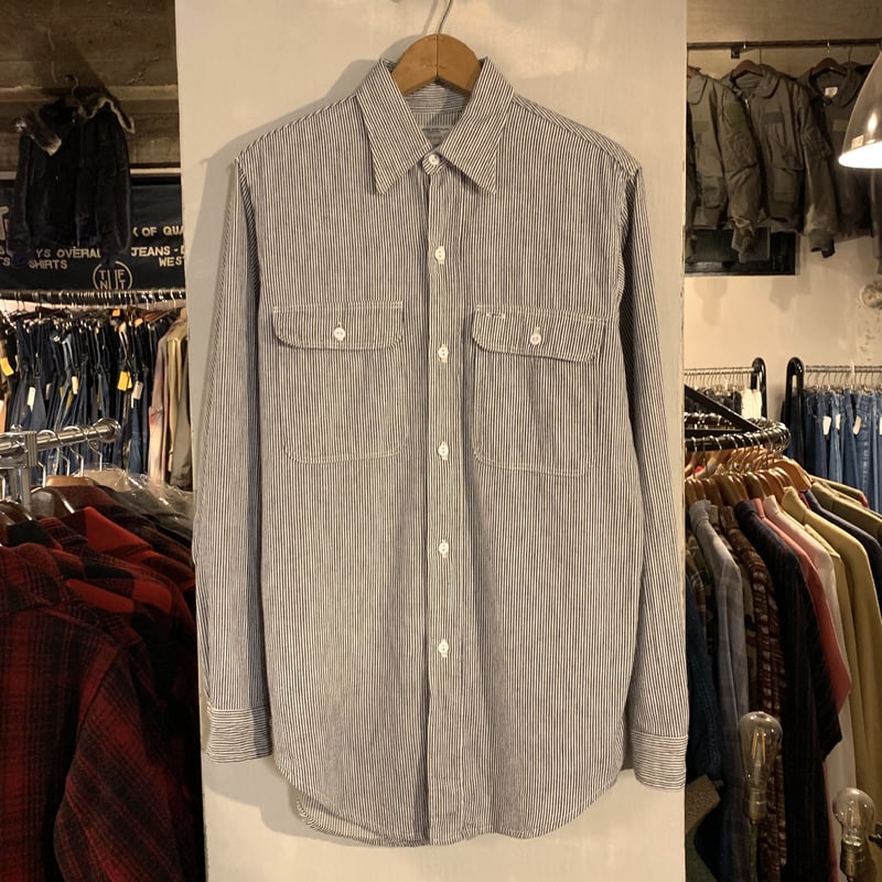 -71★ 70s 80s BIGMAC ビックマック【古着】ヒッコリー 71☆ 70s 80s BIGMAC ビックマック【古着】ヒッコリー 71☆ 70s 80s