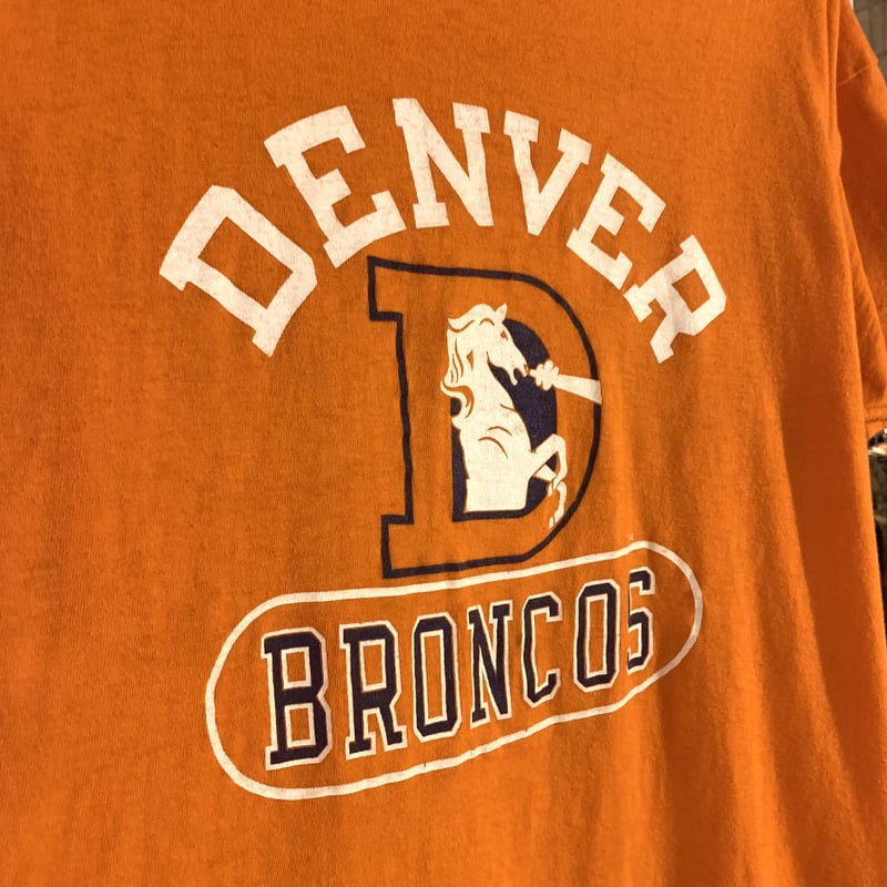 70s Champion ショートスリーブTシャツ DENVER BRONCOS NFL アメ