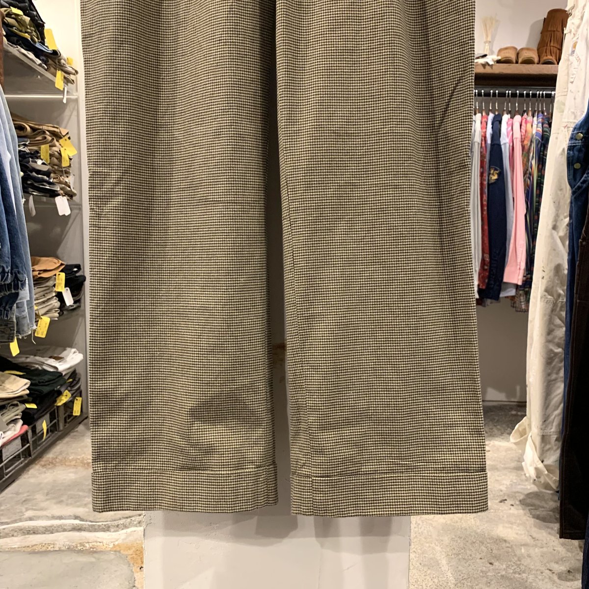 POLO by Ralph Lauren スラックス 千鳥格子 タック入り ラルフ