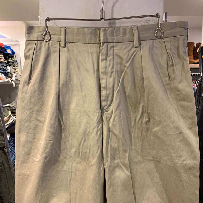 Polo by Ralph Lauren チノパン タック入り ポロチノ ベージュ