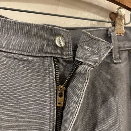 Carhartt　Double Knee Pants　36×29　ダック地　ペインターパンツ　ダブルニー　ワークパンツ　カーハート　グレー系　(S5648)