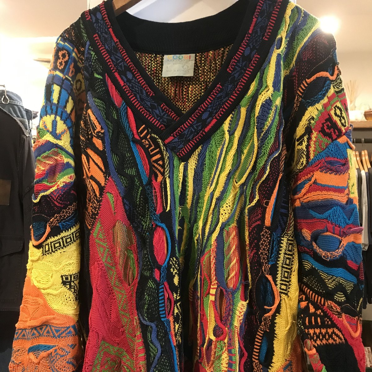 COOGI 3Dニット デザインニット L