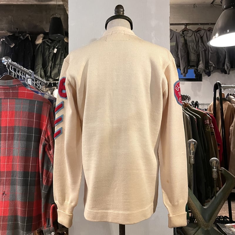 60s Dehen Vintage Lettered Cardigan レタードカーディガン  