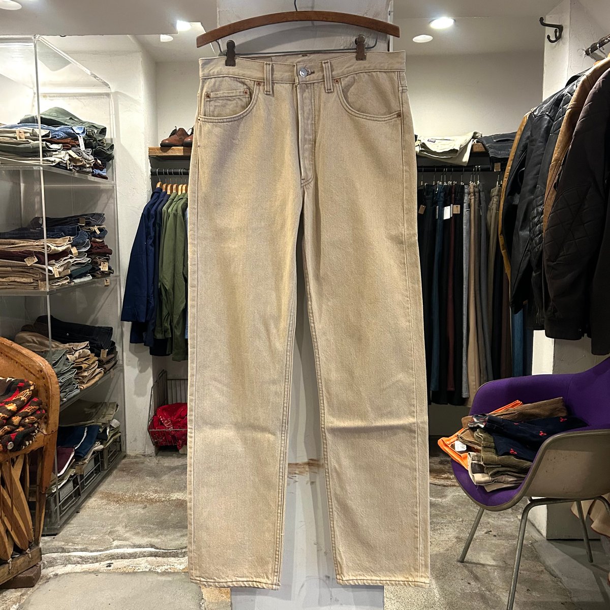 90s Levi's 501 0612 リーバイス 先染めカラーデニムパンツ