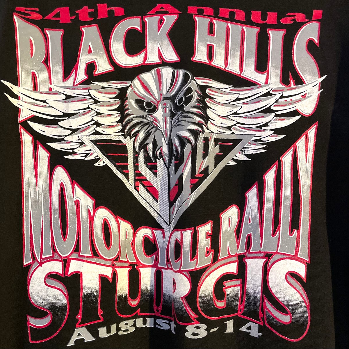 90s Hanes S/S バイクTシャツ BLACK HILLS USA製 Size L S 90s Hanes S/S バイクTシャツ BLACK HILLS USA製 Size L S