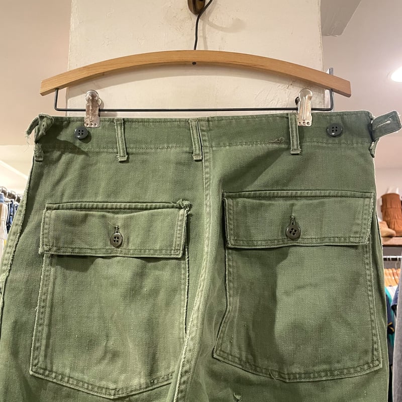 60s US ARMY ベイカーパンツ MEDIUM サイドアジャスター COTTON 60s US ARMY ベイカーパンツ MEDIUM サイドアジャスター COTTON