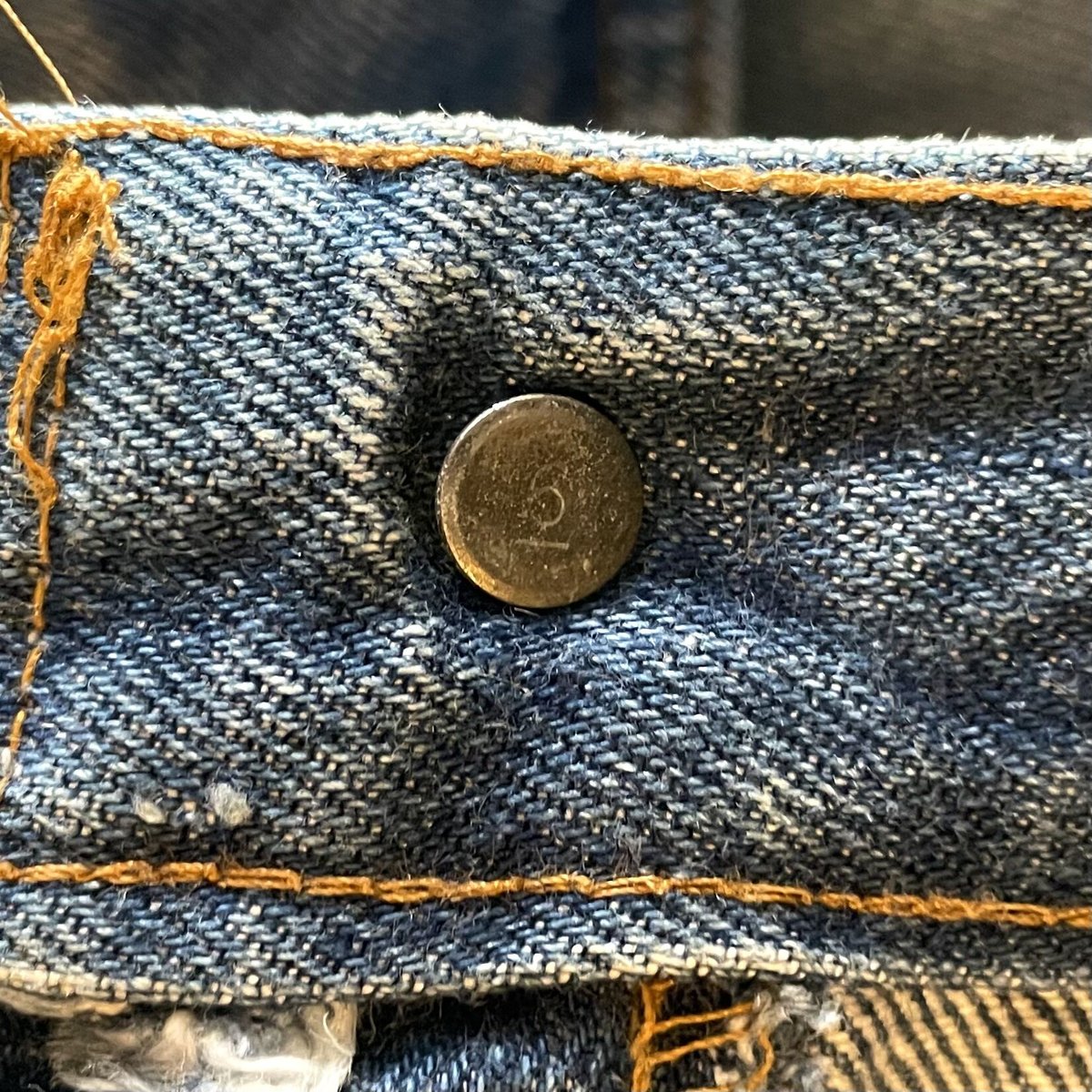 70s Levi's 501 66後期 リーバイス バックポケット チェーンステッチ ...