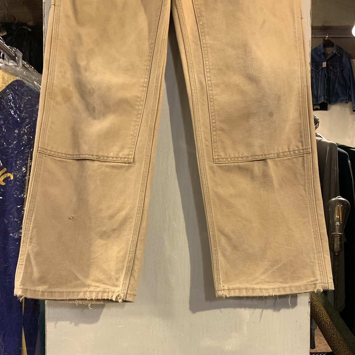 90s Carhartt ダック地 ペインターパンツ ダブルニー USA製 ワーク