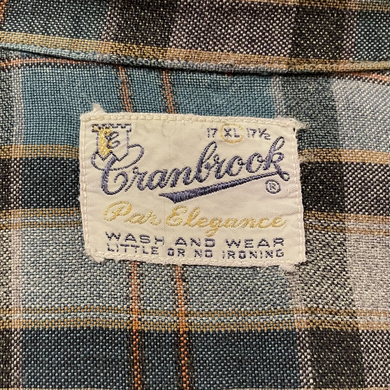 Cranbrook オープンカラーシャツ ボックスシルエット型