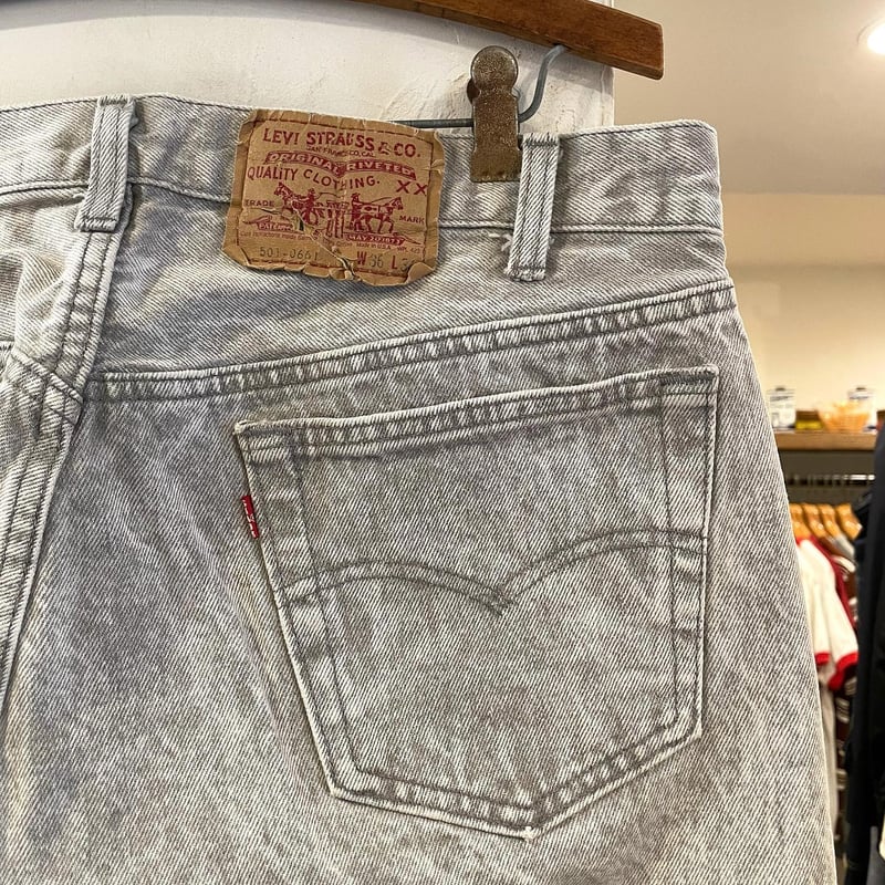 Levi's 501-0661 80年代 カラーデニム ケミカルウォッシュ USA製 1987