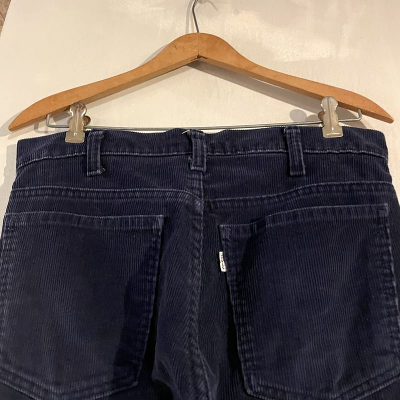 80s Levi's 521 コーデュロイパンツ 31×30 42 TALON ZIP ネイビ 80s Levi's 521 コーデュロイパンツ 31×30 42 TALON ZIP ネイビ