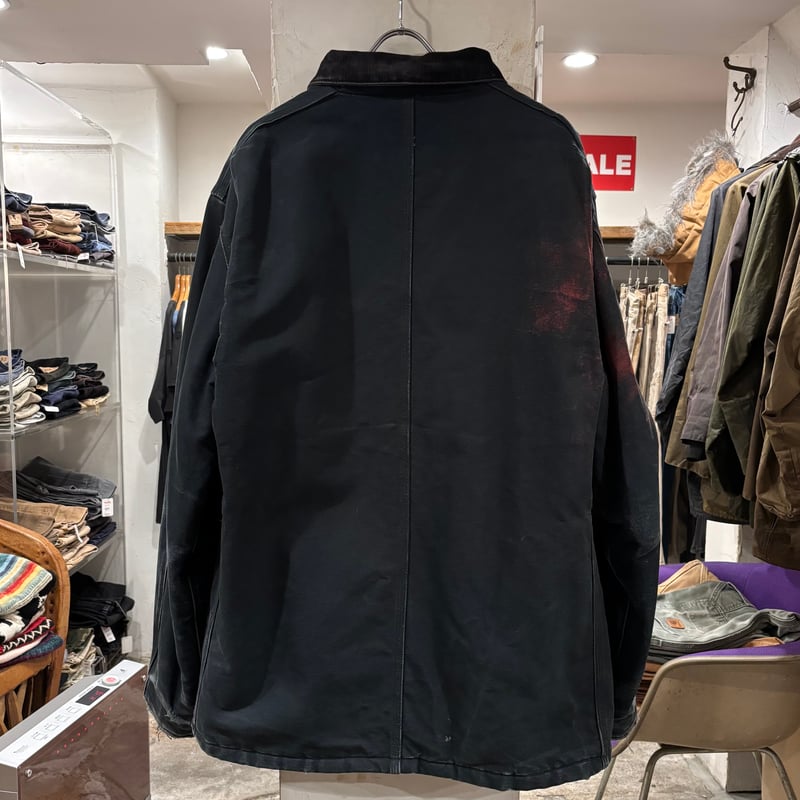 カーハート　トラディショナル　ダック地 carhartt トラディショナルコート ダック地 カーハート ブラック