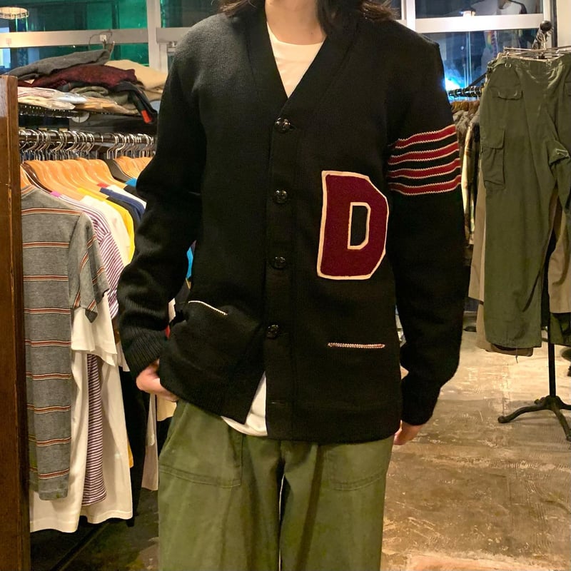50s Dehen Vintage Lettered Cardigan レタードカーディガン 50s Dehen Vintage Lettered Cardigan レタードカーディガン
