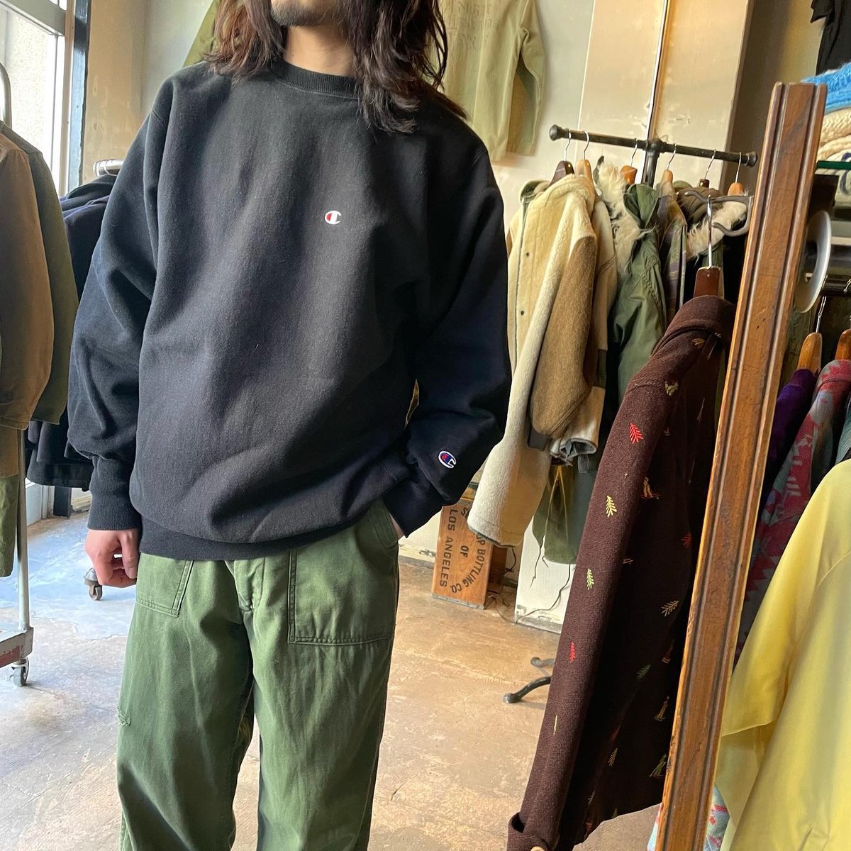 Champion reverse weave 90s リバースウィーブ ブラック