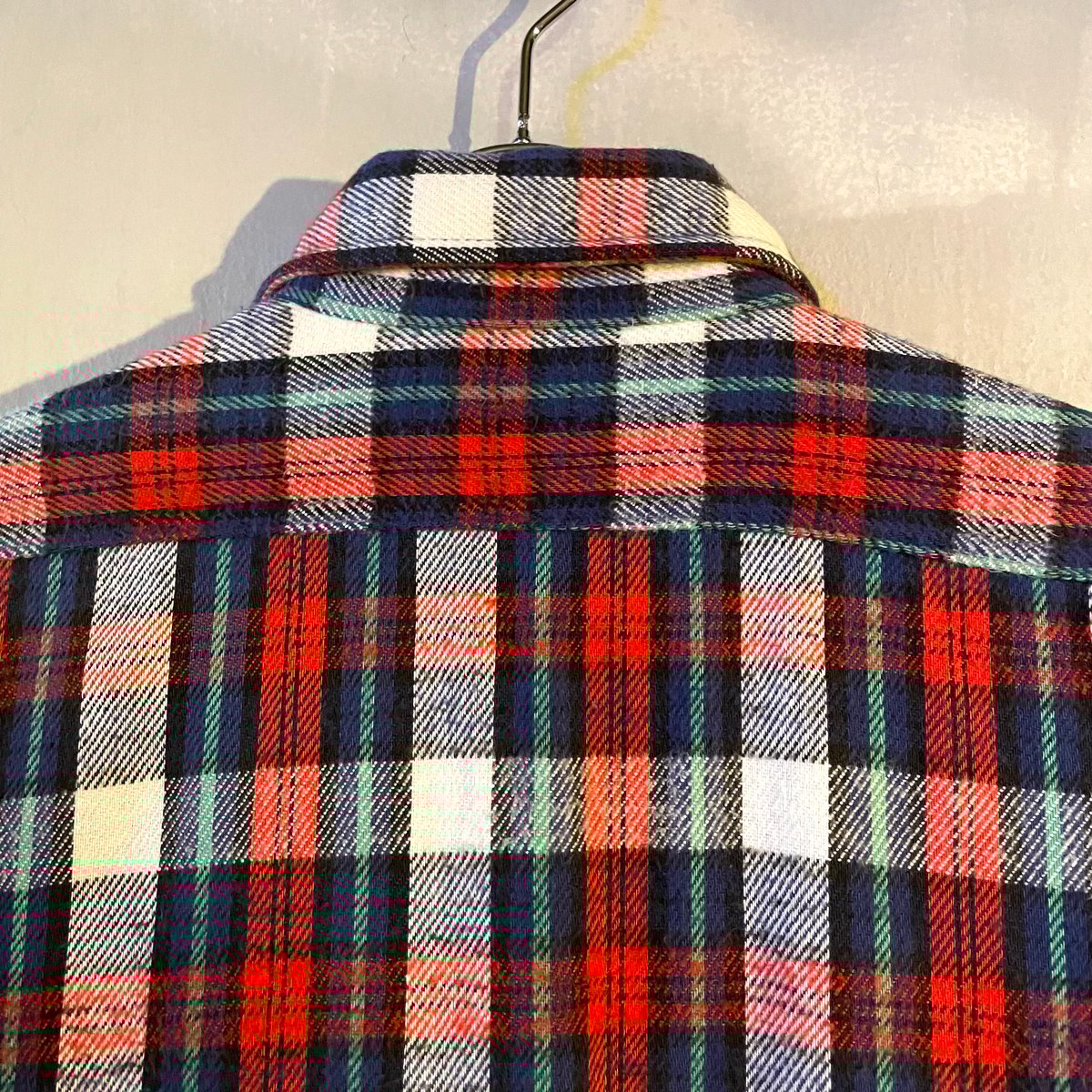 雰囲気◎好配色 80s 90s ファイブブラザー ネルシャツ M ビンテージ