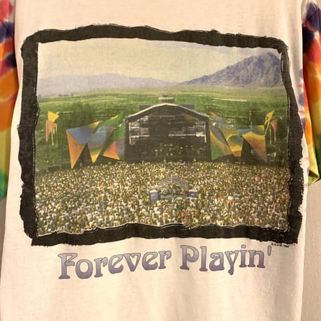 90s　 GRATEFUL DEAD　 ショートスリーブ Tシャツ 　anvil 　Forever Dead Foreve Playin　 タイダイ染め　 ©︎1997　 （S2526）