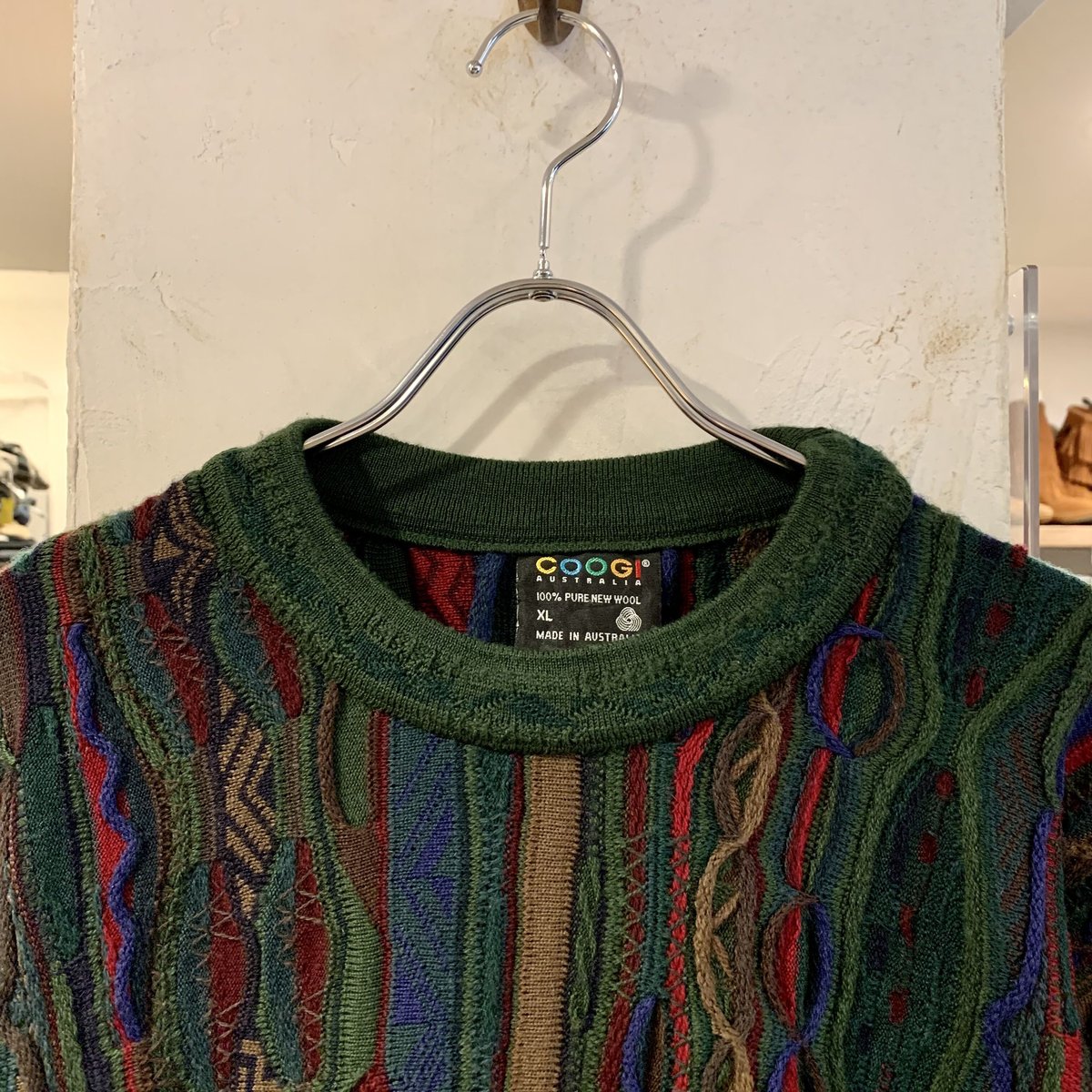 COOGI 3Dニット PURE NEW WOOL ニットセーター クージー (S1896) 