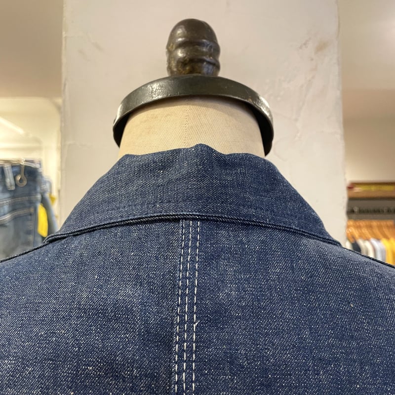 60s burlington オーバーオール　USA製 50's 60's Burlington バーリントン デニムオーバーオール 黒