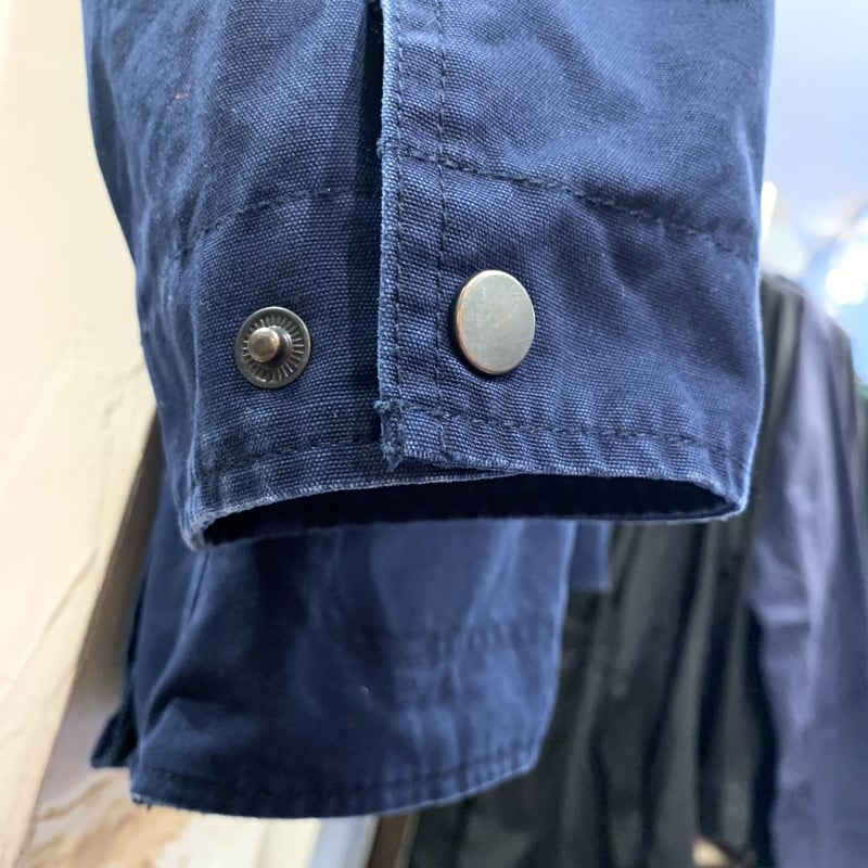 ラルフローレンカバーオールブラック襟コーデュロイ裏地チェック柄美品