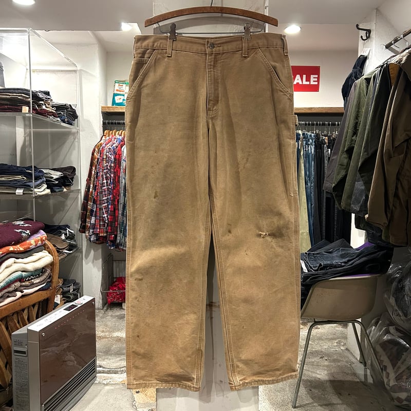 carhartt ダック地 ペインターパンツ カーハート ブラウン 雰囲気系 36