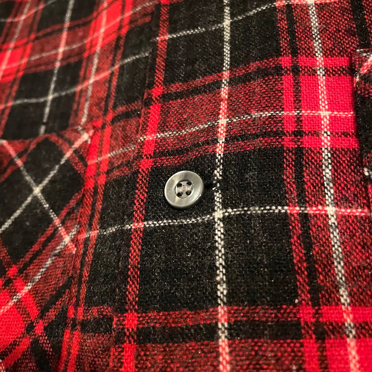 60s PILGRIM L/S VINTAGE WOOL SHIRT Size L オープンカ