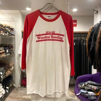 80s　Hanes　ラグラン Tシャツ　USA製　Size L　Winston　©1982　(S4367)
